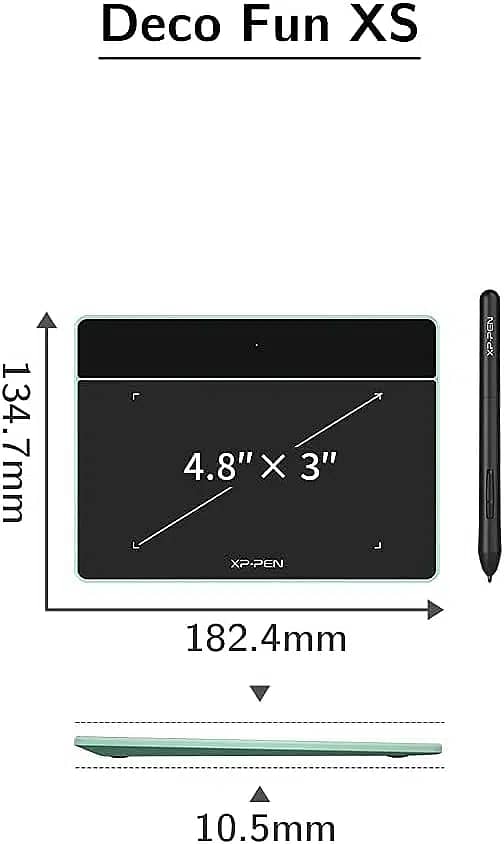 Drawing Tablet XPPen Deco XS Graphic Tablet WACOM 3