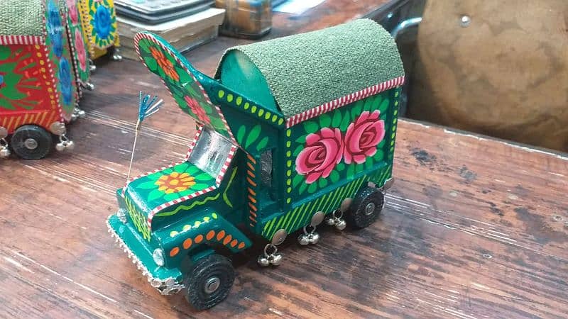 Truck Art Wooden Truck & Rickshaw Models 2