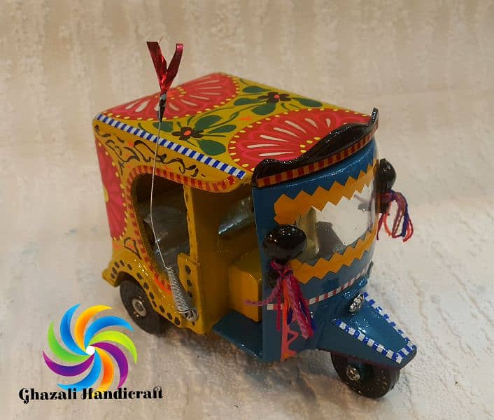 Truck Art Wooden Truck & Rickshaw Models 9