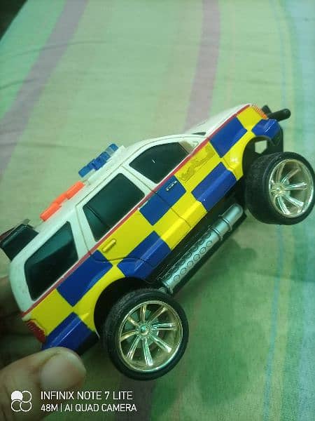 preloved toy police car imported 0