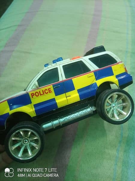 preloved toy police car imported 1