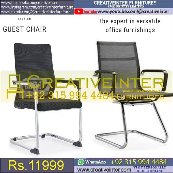 Office chair table CEO Executive Mesh Desk Staff Visitor Sofa Manager 9