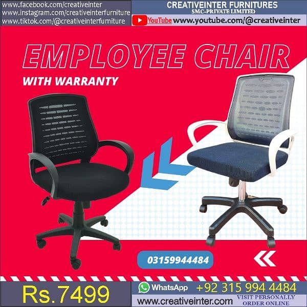 Office chair table CEO Executive Mesh Desk Staff Visitor Sofa Manager 16