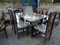 Shesham Wood Dining Table Set | dining table with chairs for sale 0