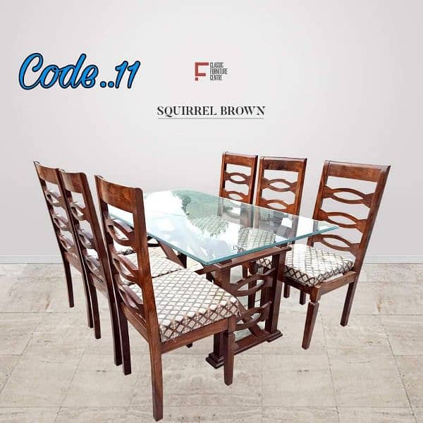 Shesham Wood Dining Table Set | dining table with chairs for sale 10