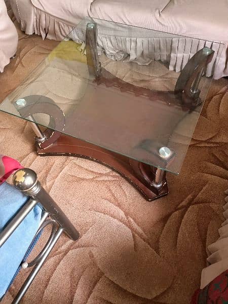 one big and 2 small tables in very good condition 3