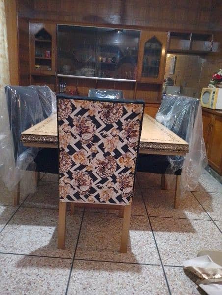 new dining table with six chairs for sale . 7