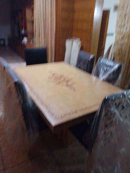 new dining table with six chairs for sale . 8