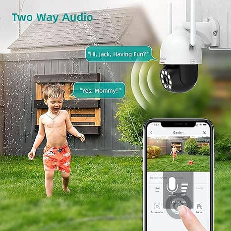 5MP Security Camera Outdoor/Home, DEKCO WiFi Outdoor Security Camera 2