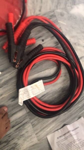 Branded and Imported Battery Booster Cable 20 foot 4kg Weight 5