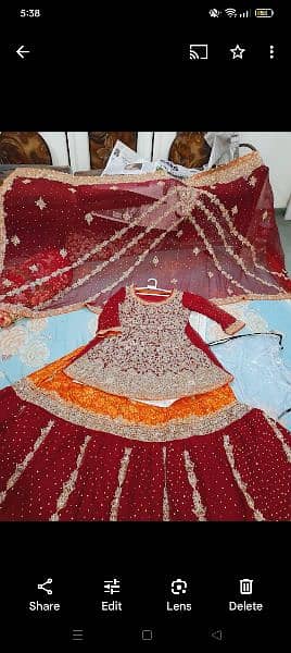 Bridal dress/wedding dress/ bridal lehnga/designer bridal dress 4