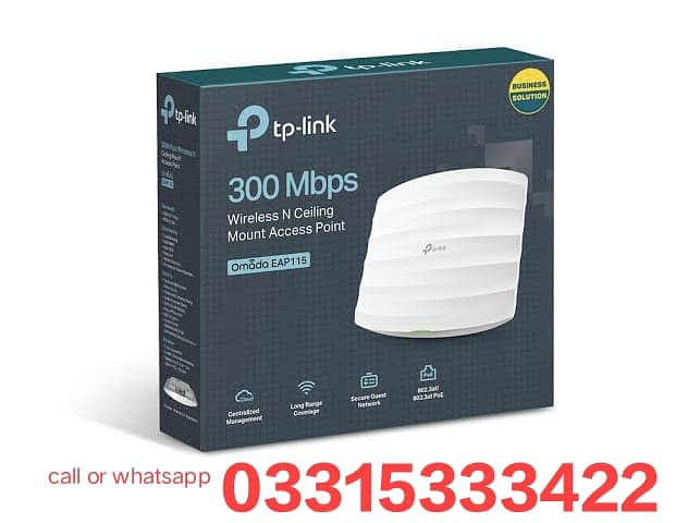TPlink EAP112 300Mbps Wireless Ceiling Mount router (o3315333422) 0