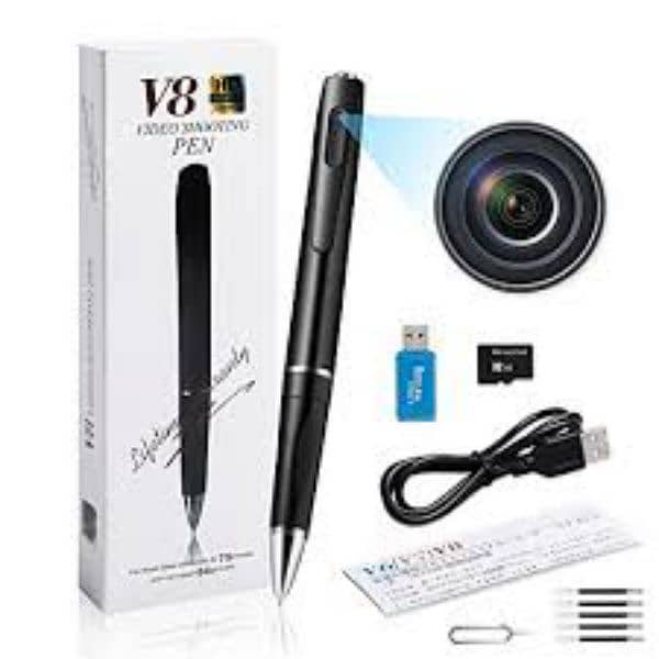 V8 HD 1080p Camera Pen With Voice Recording 1