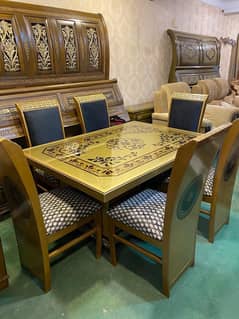 wooden dining table \ 8 chairs Dinnig table \ Dinnig table \ Dinning