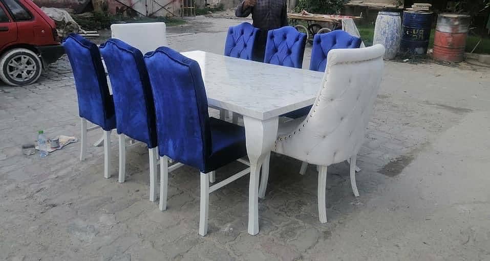 wooden dining table \ 8 chairs Dinnig table \ Dinnig table \ Dinning 16