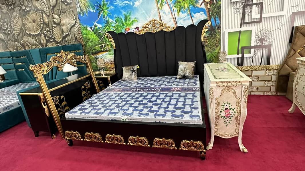 Branded Double Bed/Single Bed Side Table/Dressing/King size Bed 0