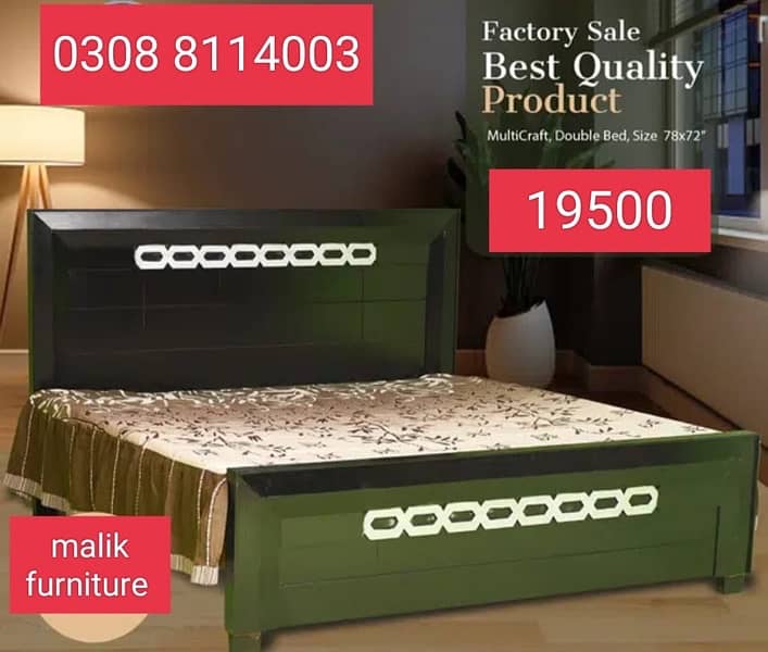 Double Bed/Single Bed Side Table/Dressing/King size Bed 8