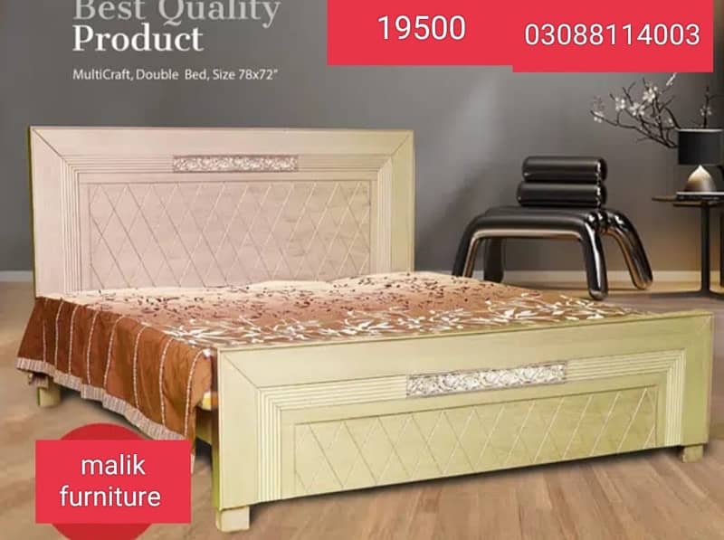 Double Bed/Single Bed Side Table/Dressing/King size Bed 11