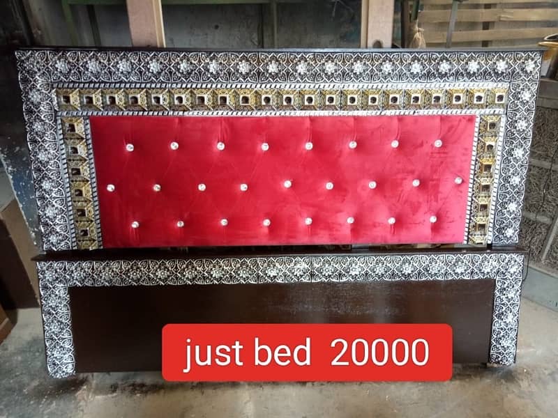 Double Bed/Single Bed Side Table/Dressing/King size Bed 17