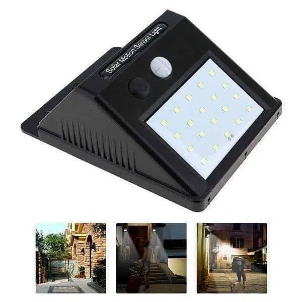 30 LEDs Solar Charging PIR Sensor Human Body Induction Torch 4