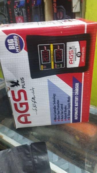 AGS BATTERY CHARGER free delivery fully karachi 1 month warranty 2