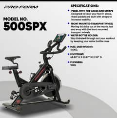 Pro-form USA Spinner Bike 500-SPX
Fitness Machines & Gym Equipment 0