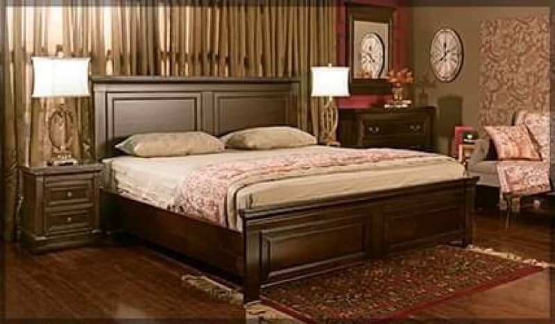 furniture/ Double Bed/Single Bed Side Table/Dressing/King size Bed 6