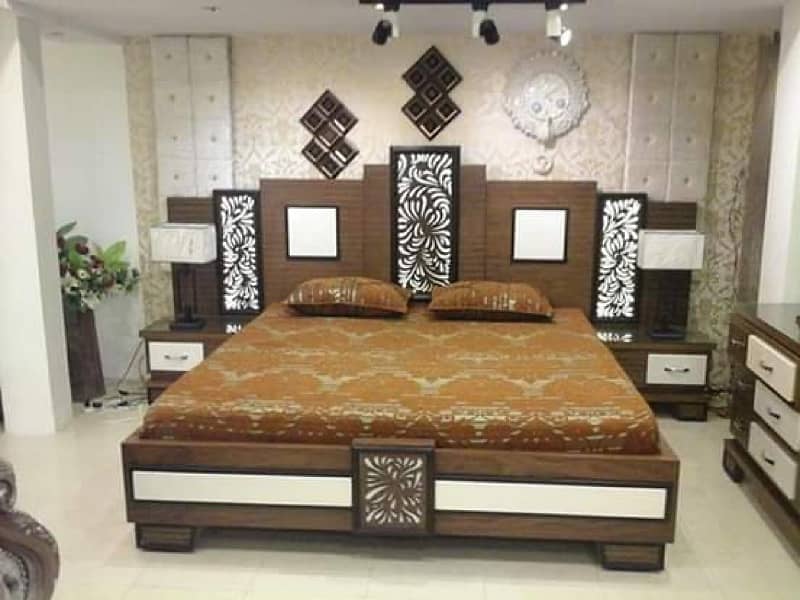 furniture/ Double Bed/Single Bed Side Table/Dressing/King size Bed 15