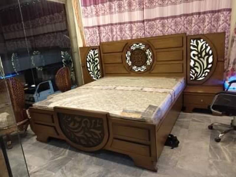 furniture/ Double Bed/Single Bed Side Table/Dressing/King size Bed 17