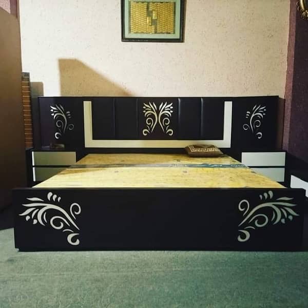 furniture/ Double Bed/Single Bed Side Table/Dressing/King size Bed 18