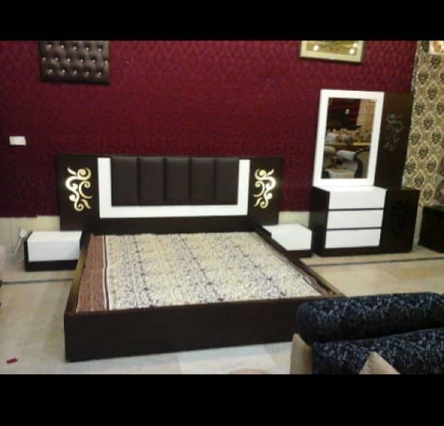 furniture/ Double Bed/Single Bed Side Table/Dressing/King size Bed 19