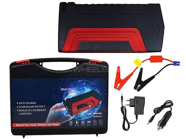 SOGO Original Car Power bank jump starter with Air Compressor full Kit 2