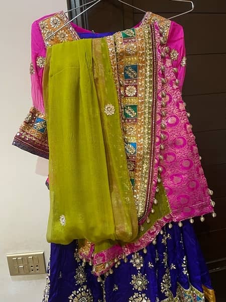 Mehndi lehenga 4