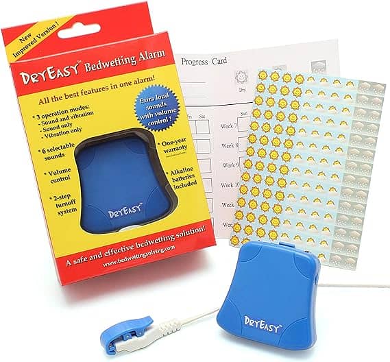 DRYEASY Bedwetting Alarm with Volume Control, 6 Selectable Sounds 0
