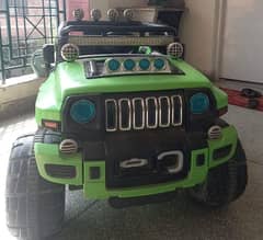 Kids Jeep, Battery Expire, Charger available