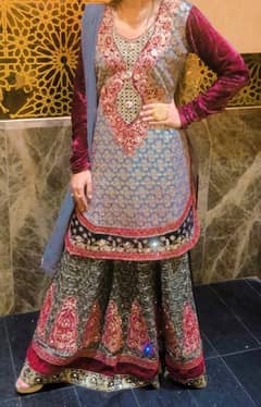 Embroidered Lehenga by Patel Brothers