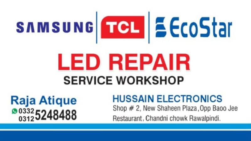 Experts in Led tv repair & Services 1