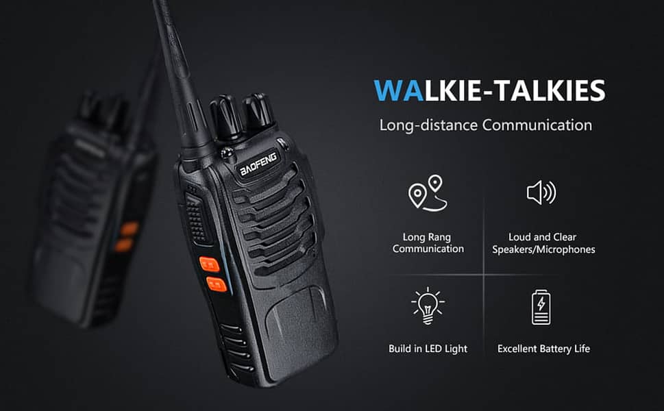 Walkie Talkie | Wireless Set Official Baofeng BF-888s Two Way Radio 1