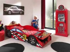 KIDS CAR BED | KIDS BEDS | BABY SINGLE BED | CHILDREN BEDS BY FURNISHO