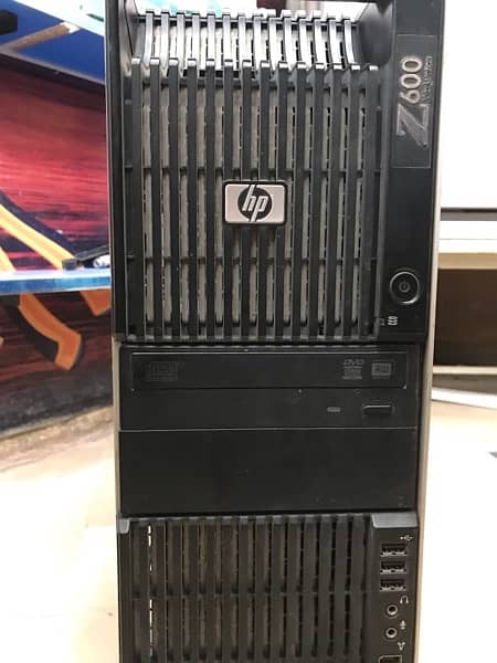 Hp  z600 workstation with 20gb ram and dual processors 1
