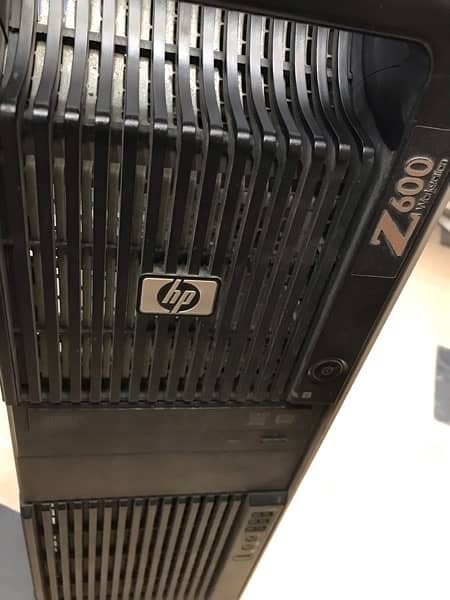 Hp  z600 workstation with 20gb ram and dual processors 2