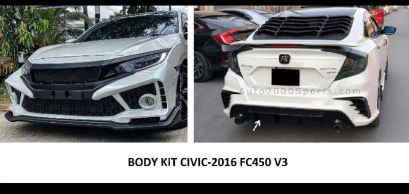 Honda Civic FC 450 Version 3 Body Kit 1