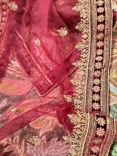 Indian Velvet Bridal dress unstitched