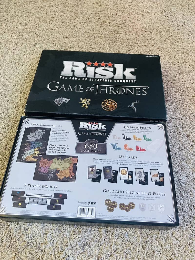 Risk Board Game Original Themed Game of Thrones Strategy Board Game 0