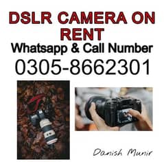 DSLR Camera For Rent ,Rent A Camera ,DSLR camera On Rent 0