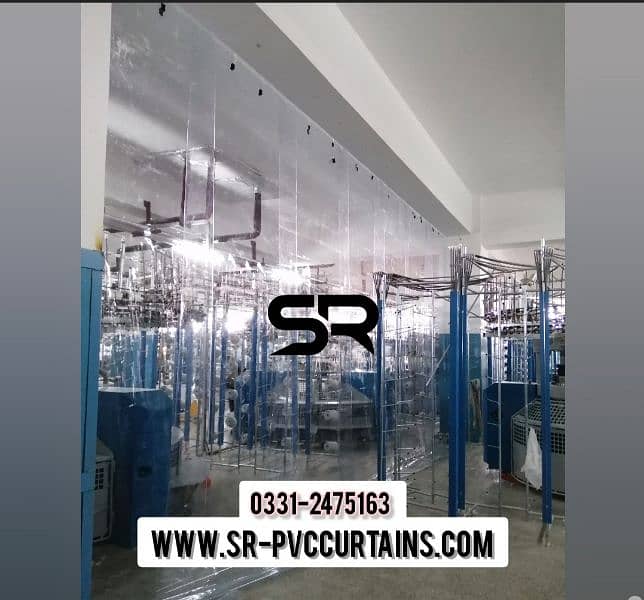 PVC CURTAINS  PLASTIC CURTAINS FOR  AC COOLING DUST, BIRD, PROTECTION 1
