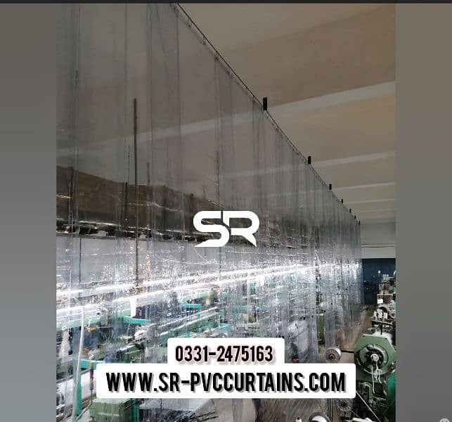 PVC CURTAINS  PLASTIC CURTAINS FOR  AC COOLING DUST, BIRD, PROTECTION 9