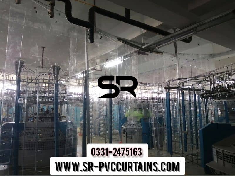 PVC CURTAINS  PLASTIC CURTAINS FOR  AC COOLING DUST, BIRD, PROTECTION 5