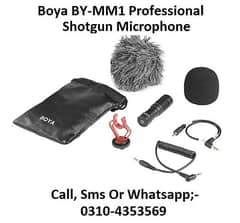 BOYA BY-MM1 Original Microphone Mobile BY MM1 camera Mic Brand New Ava