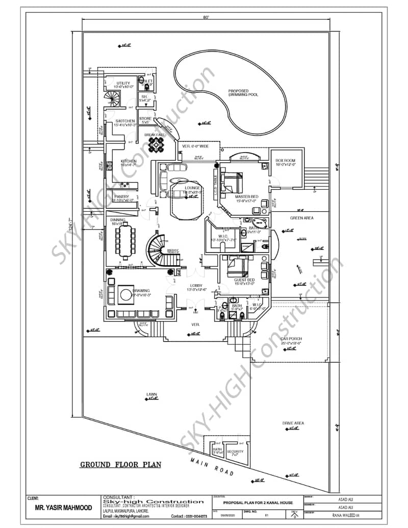 Interior design2D 3D Naqsha/House Map/Construction 1